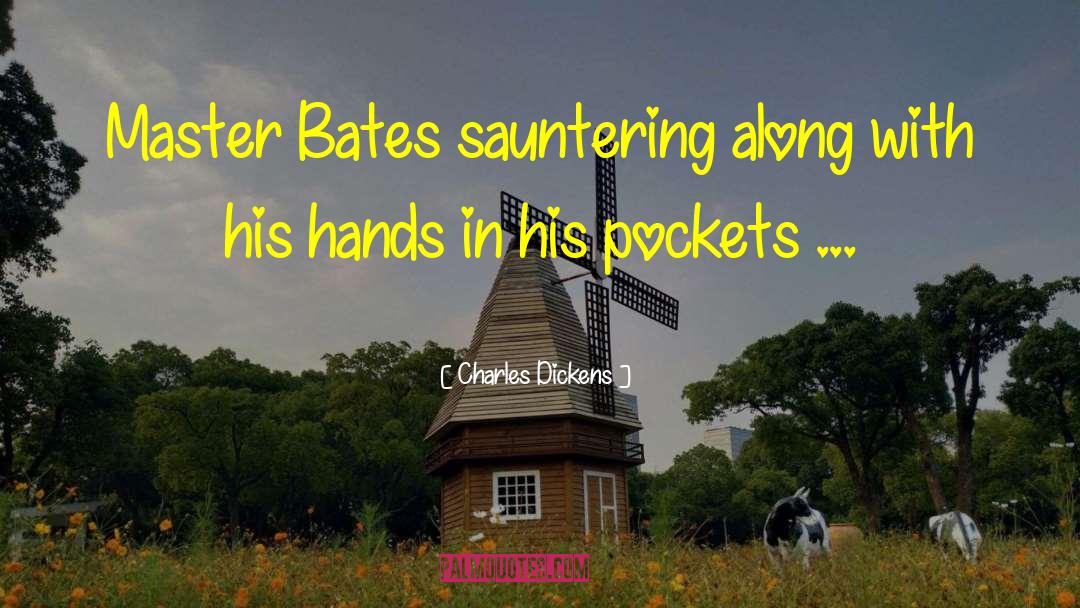 Sauntering quotes by Charles Dickens