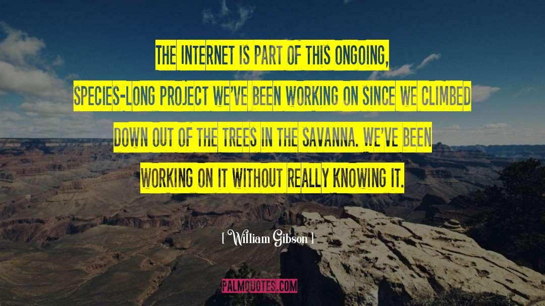 Savanna quotes by William Gibson