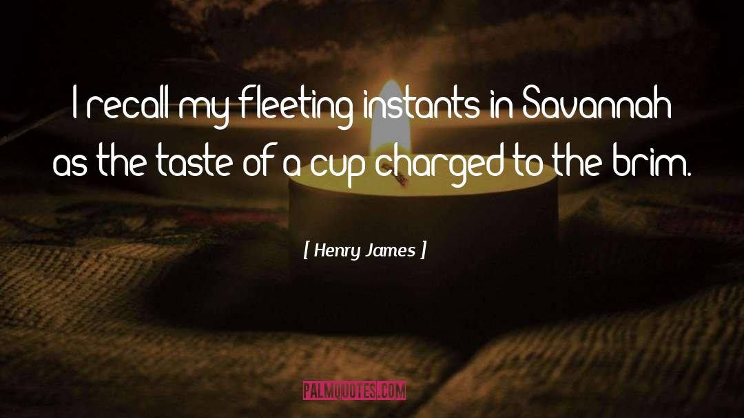 Savannah Ga quotes by Henry James