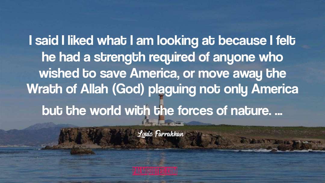 Save Earth quotes by Louis Farrakhan