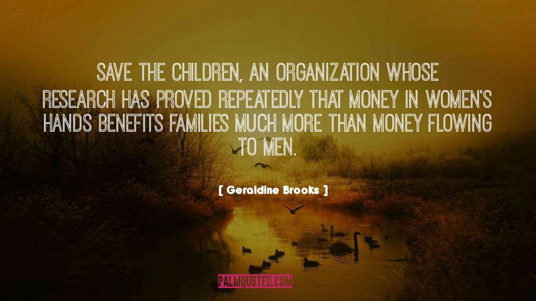 Save The Children quotes by Geraldine Brooks