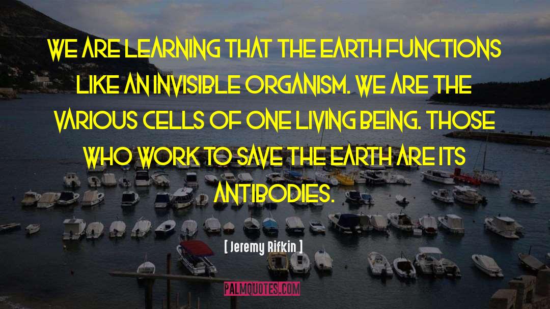 Save The Earth quotes by Jeremy Rifkin