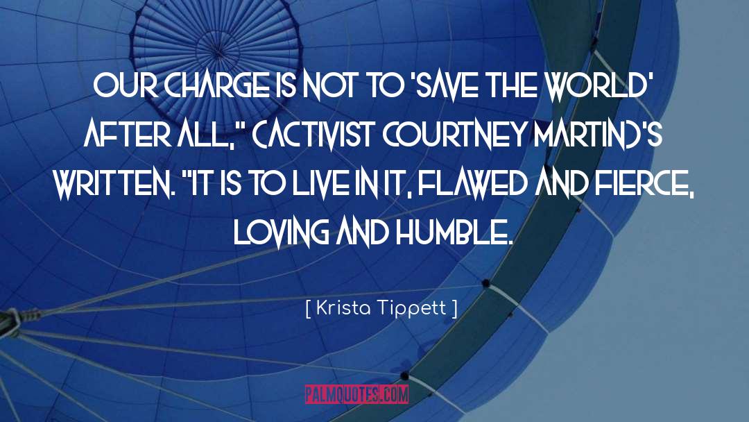 Save The World quotes by Krista Tippett