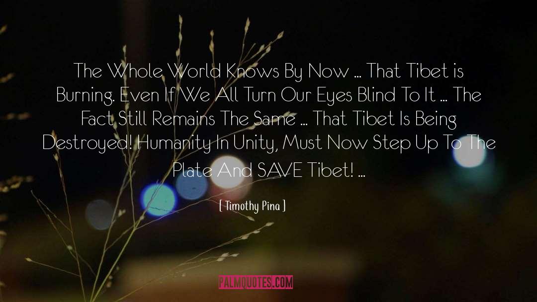 Save Tibet quotes by Timothy Pina