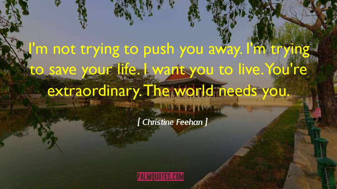 Save Your Life quotes by Christine Feehan