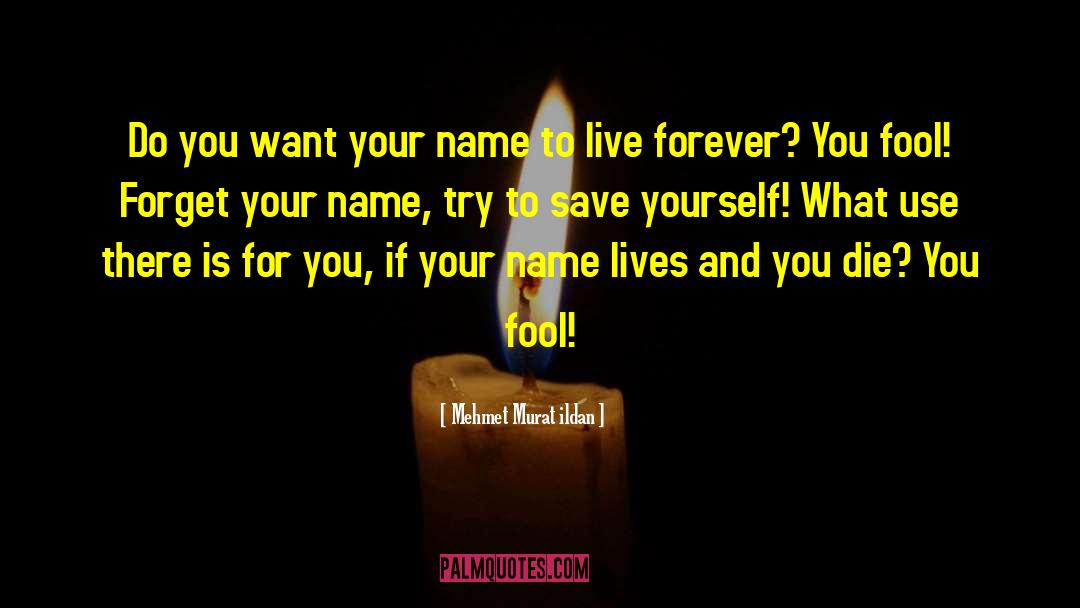 Save Yourself quotes by Mehmet Murat Ildan