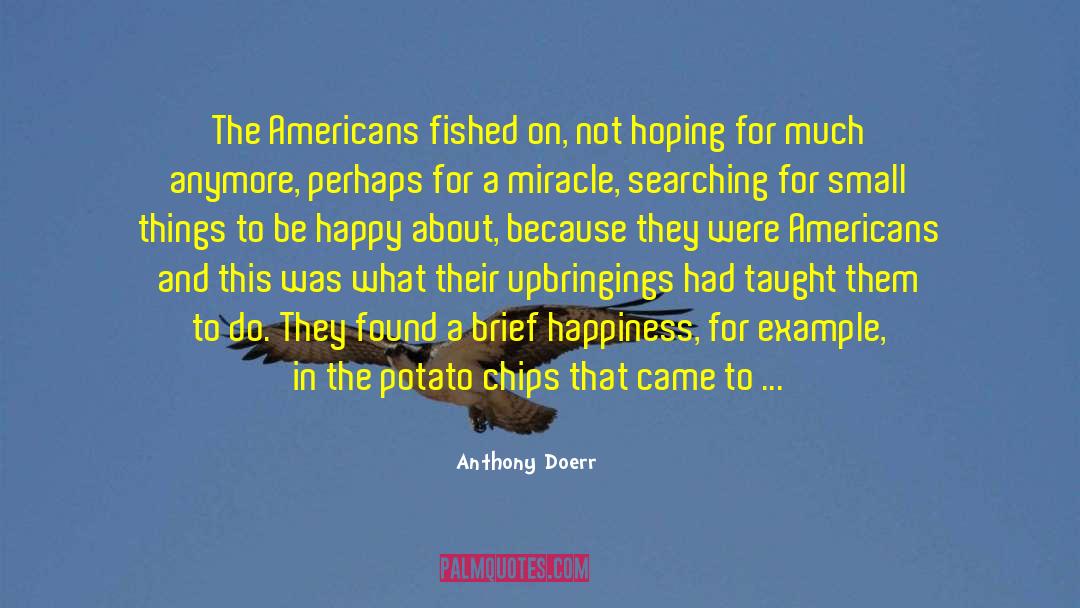 Saveloy And Chips quotes by Anthony Doerr