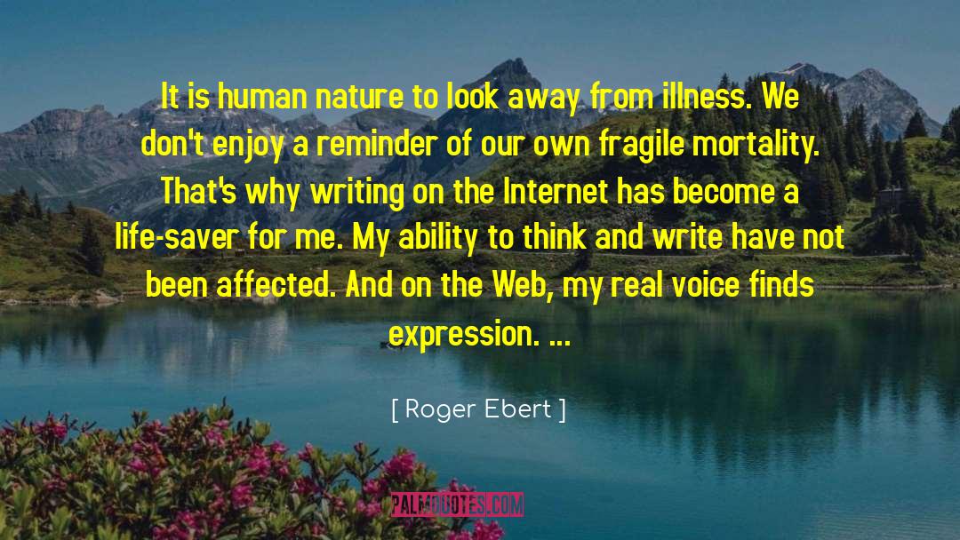 Saver quotes by Roger Ebert