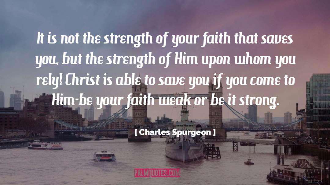 Saves quotes by Charles Spurgeon