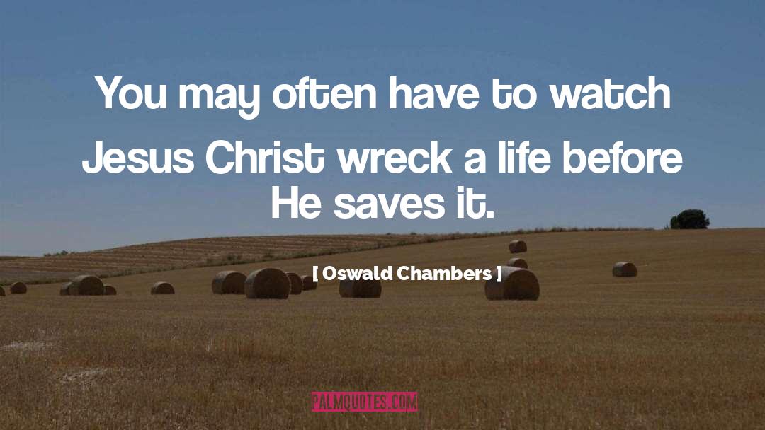 Saves quotes by Oswald Chambers