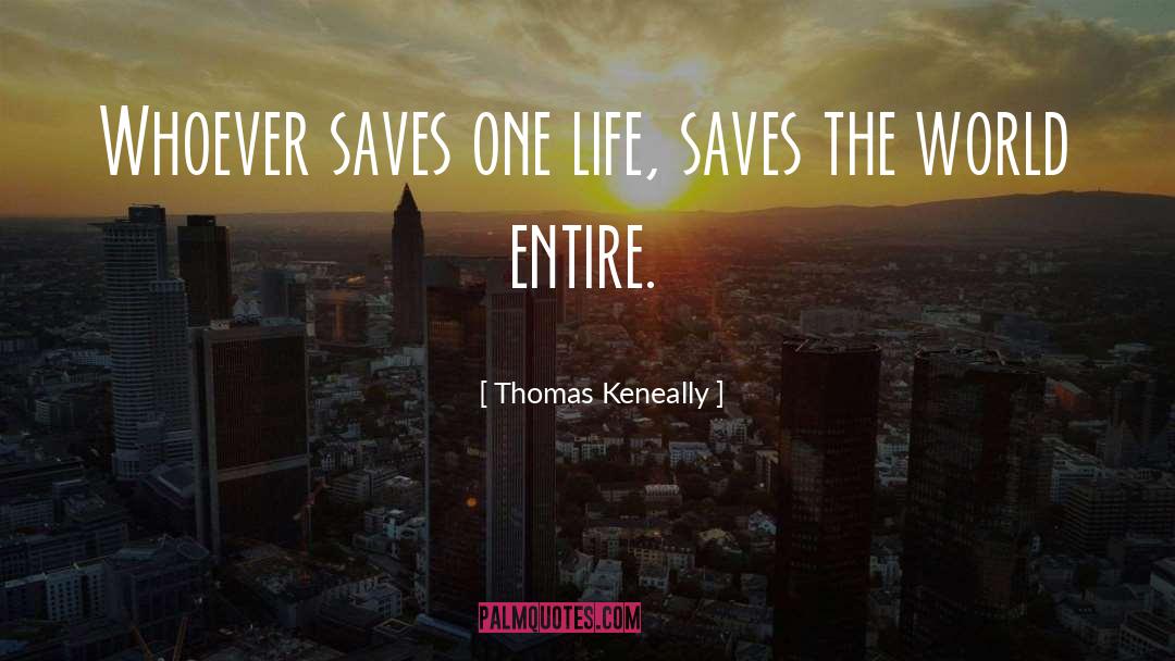 Saves quotes by Thomas Keneally