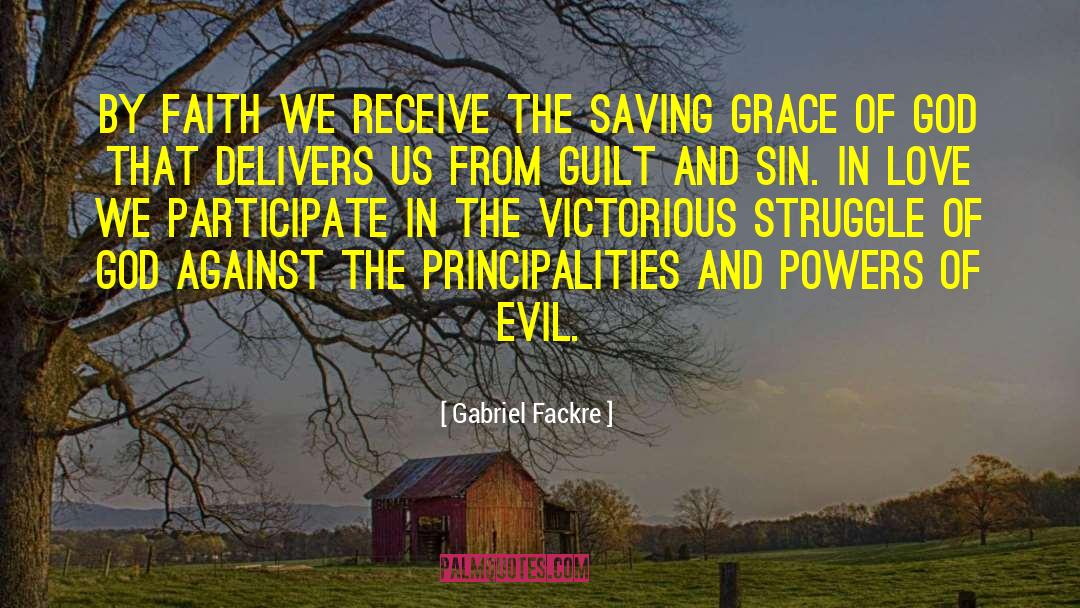 Saving Grace quotes by Gabriel Fackre