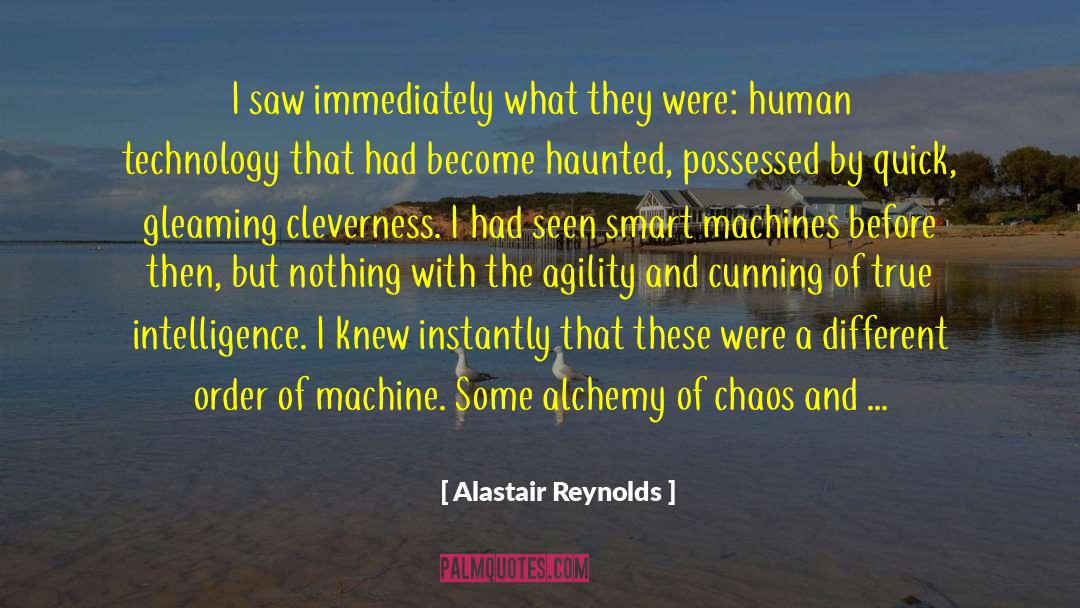Saving Human quotes by Alastair Reynolds
