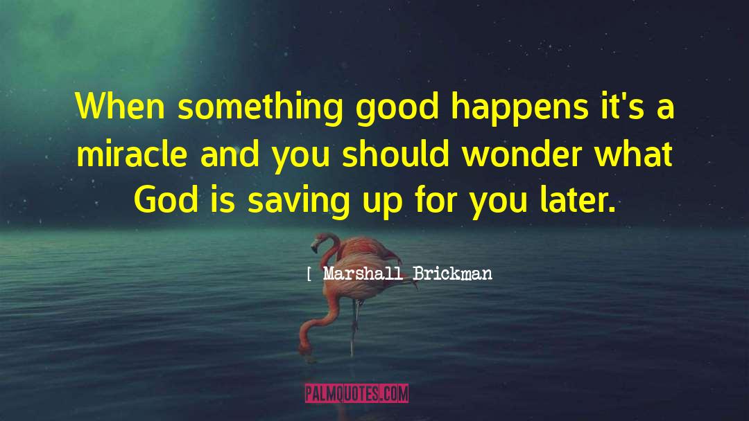 Saving Resources quotes by Marshall Brickman