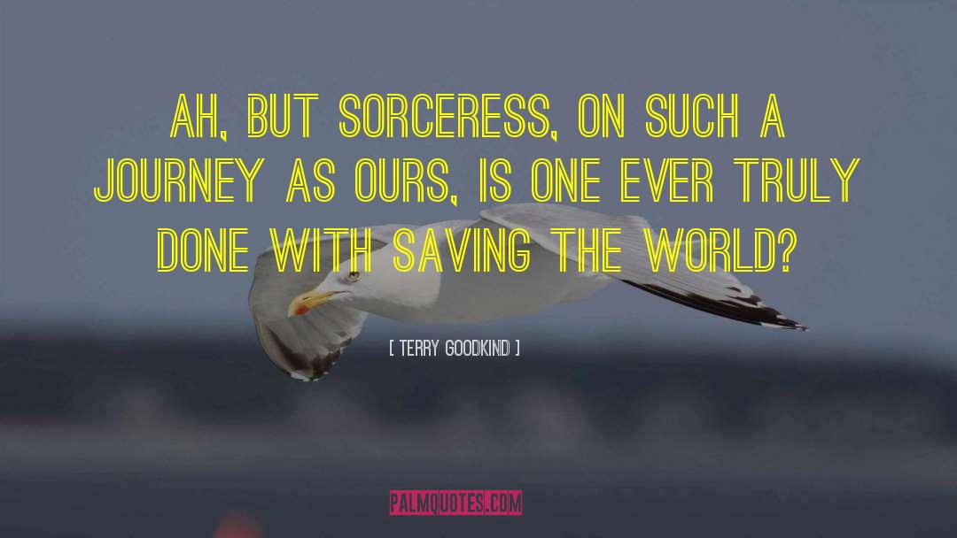 Saving The World quotes by Terry Goodkind