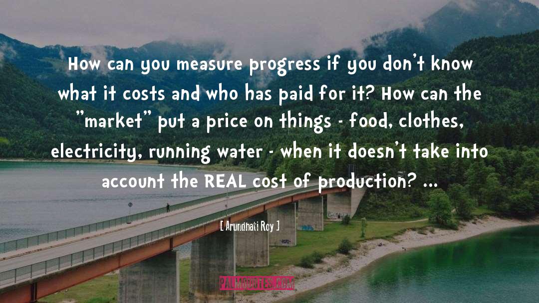 Saving Water And Electricity quotes by Arundhati Roy