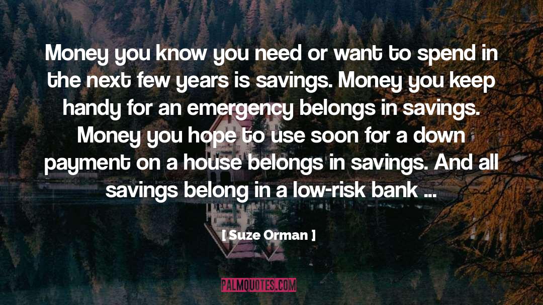 Savings quotes by Suze Orman