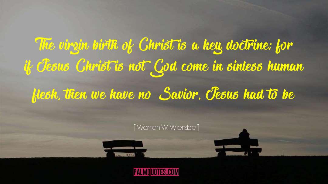 Savior Jesus quotes by Warren W. Wiersbe