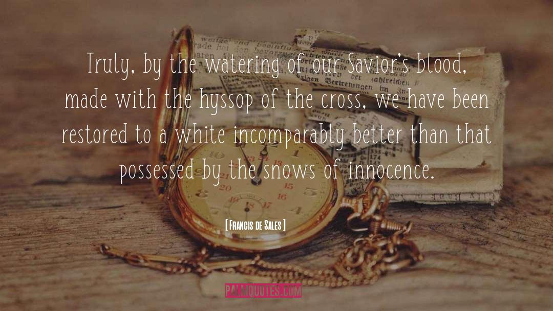 Saviors quotes by Francis De Sales