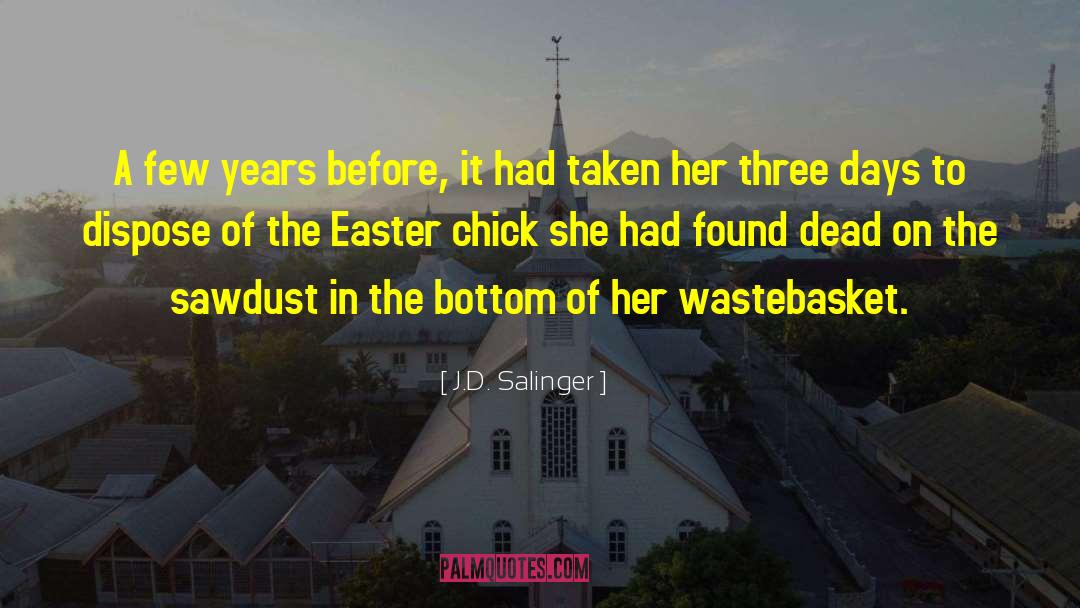 Sawdust quotes by J.D. Salinger