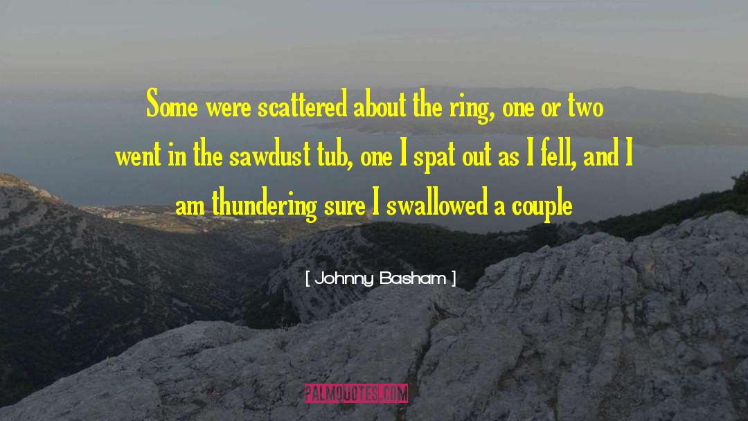 Sawdust quotes by Johnny Basham