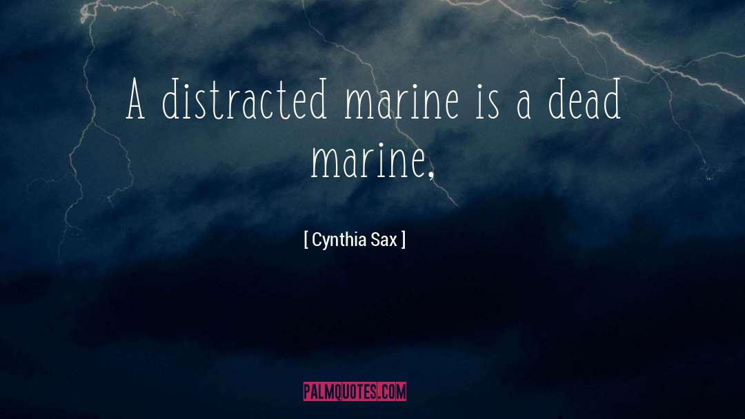 Sax quotes by Cynthia Sax