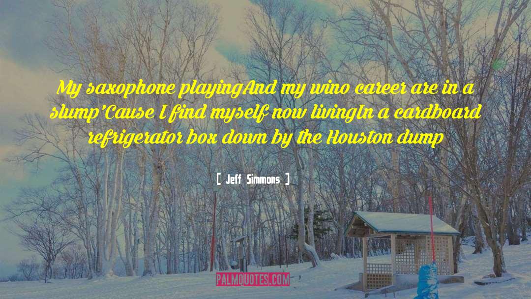 Saxophone quotes by Jeff Simmons