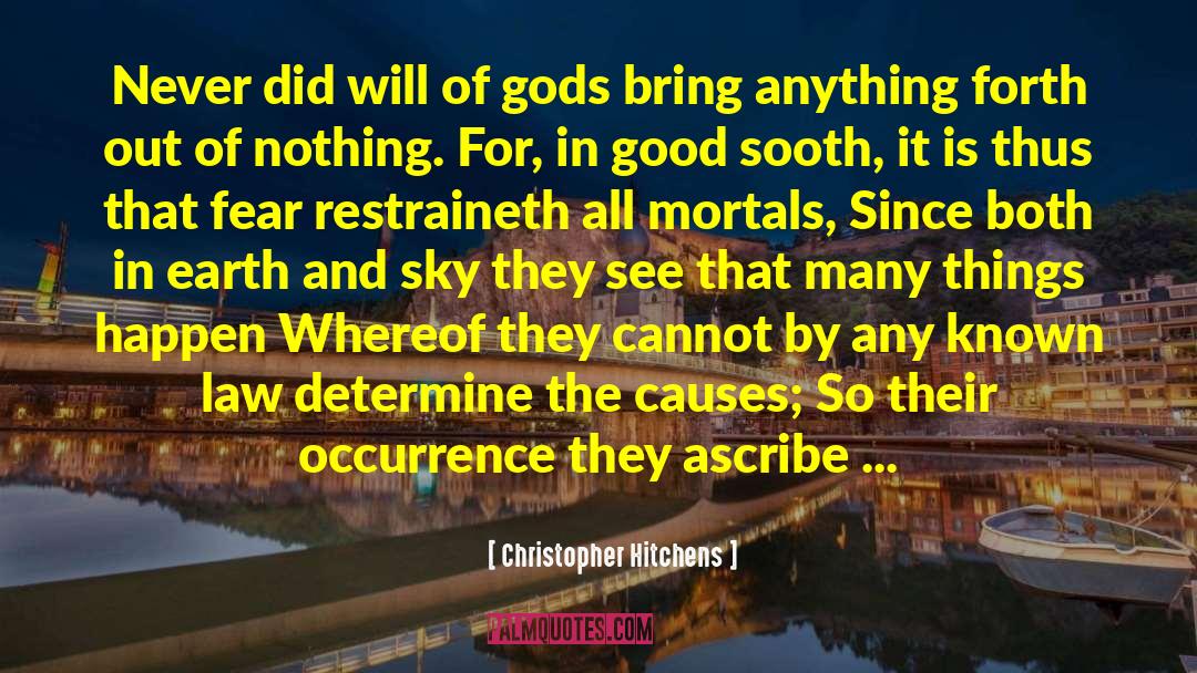 Say Good Things quotes by Christopher Hitchens