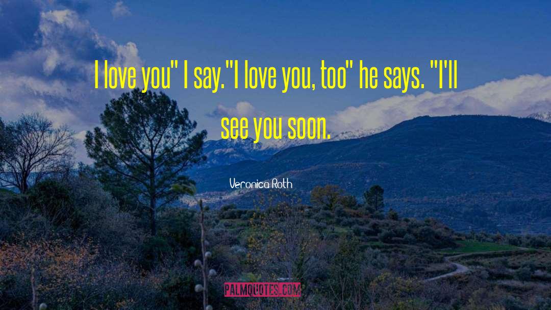 Say I Love You quotes by Veronica Roth