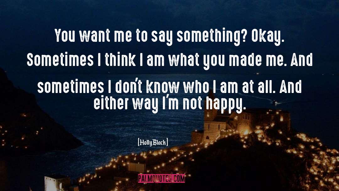 Say Something quotes by Holly Black