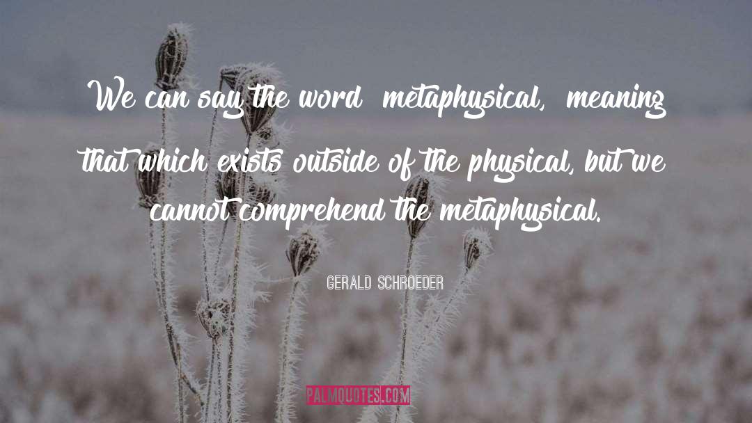 Say The Word quotes by Gerald Schroeder