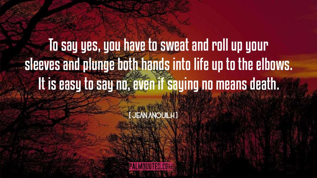 Say Yes quotes by Jean Anouilh