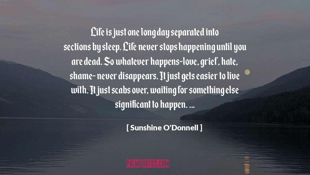 Scabs quotes by Sunshine O'Donnell