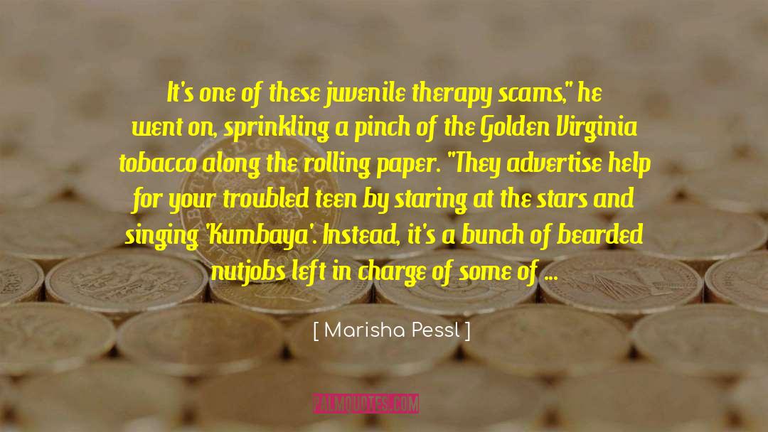 Scams quotes by Marisha Pessl
