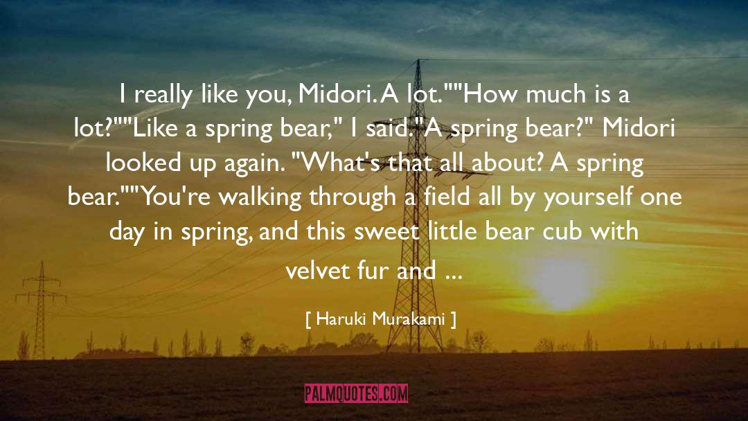 Scandal In Spring quotes by Haruki Murakami