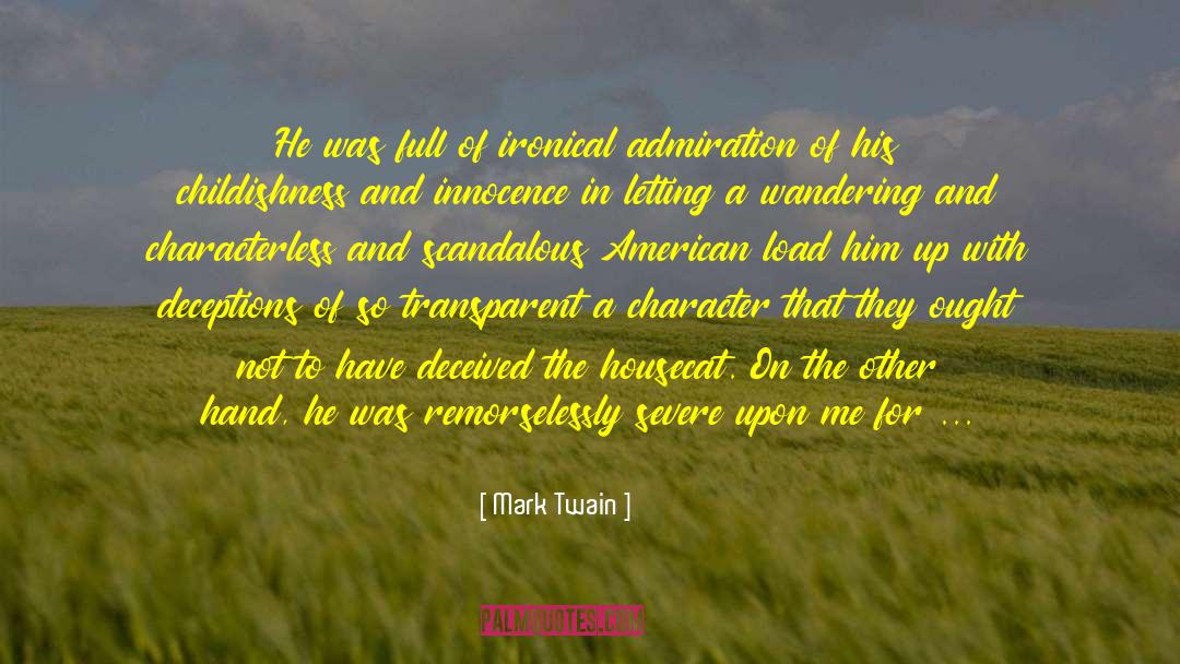 Scandalous quotes by Mark Twain