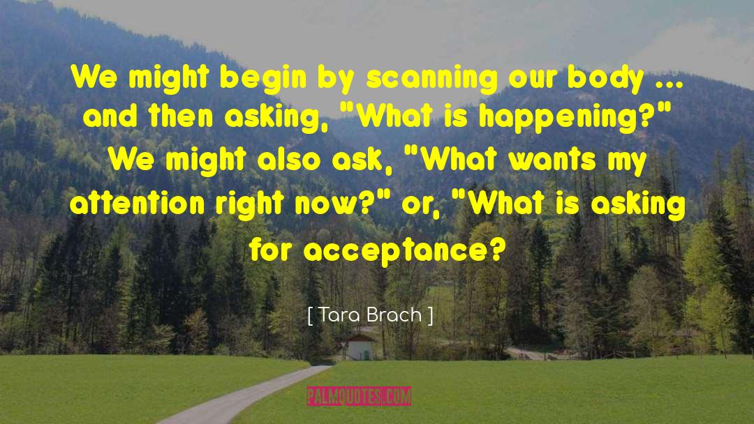 Scanning quotes by Tara Brach