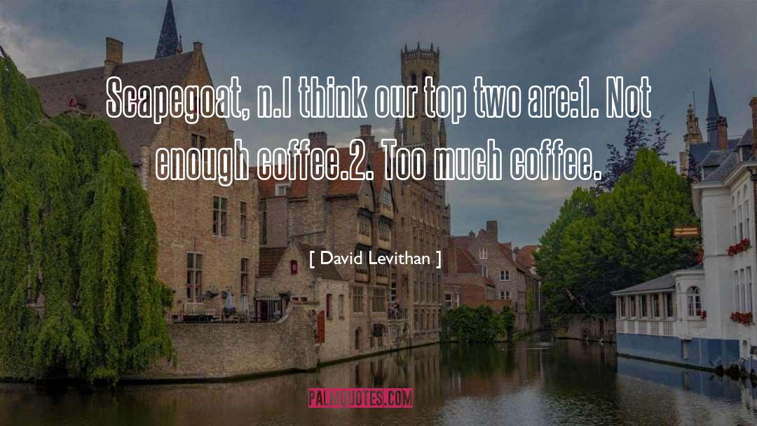 Scapegoat quotes by David Levithan