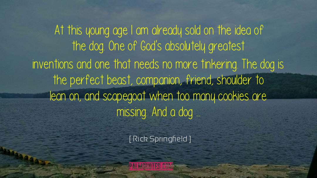Scapegoat quotes by Rick Springfield