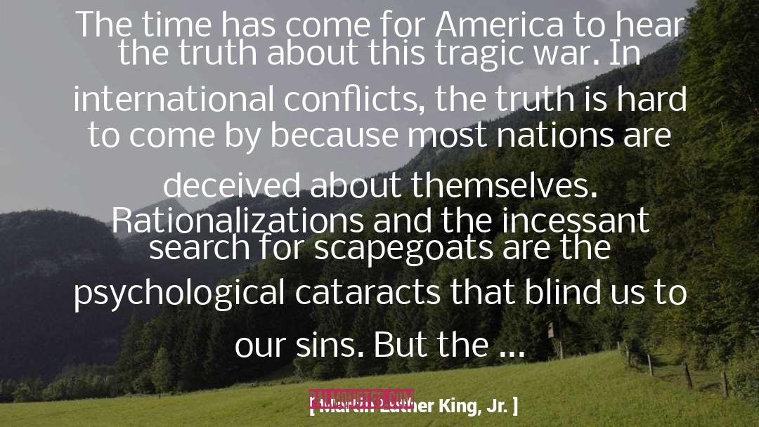 Scapegoats quotes by Martin Luther King, Jr.