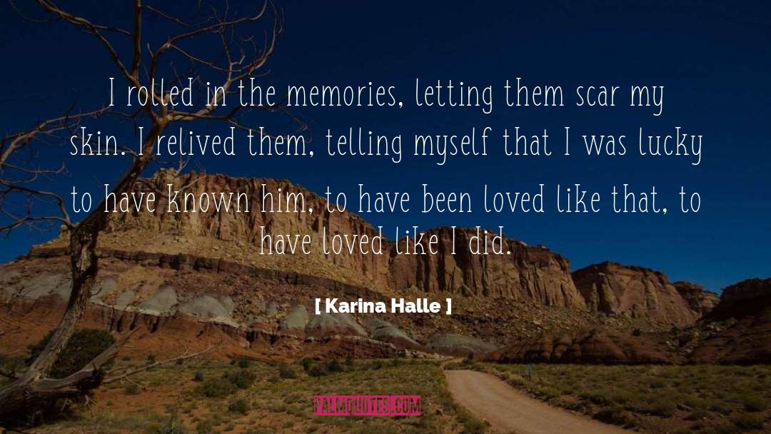 Scar quotes by Karina Halle