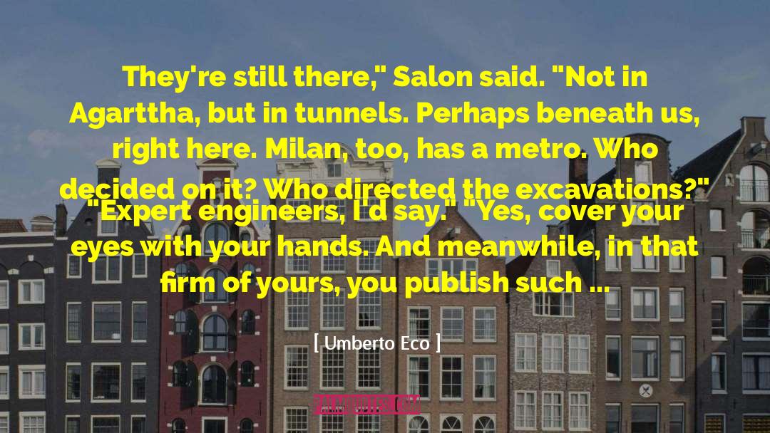 Scarboroughs Salon quotes by Umberto Eco