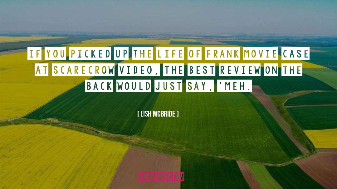 Scarecrow quotes by Lish McBride