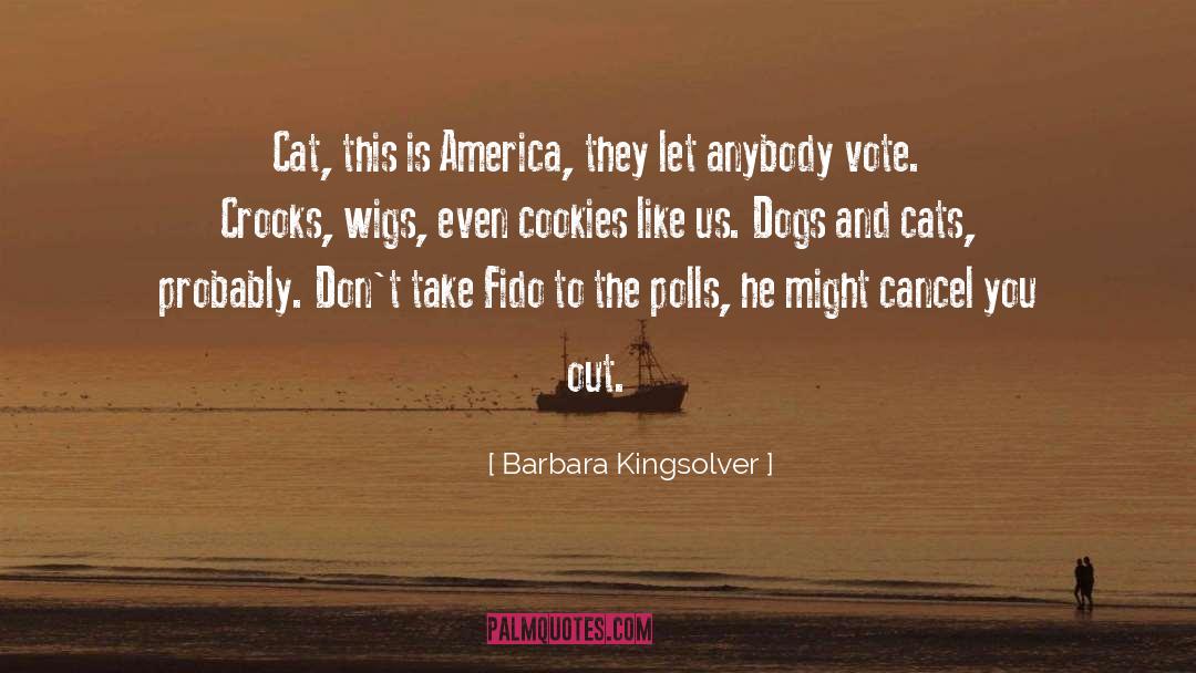 Scared Cat quotes by Barbara Kingsolver