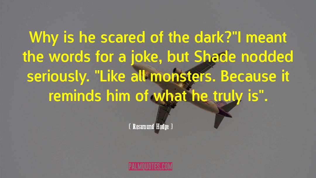 Scared Of The Dark quotes by Rosamund Hodge