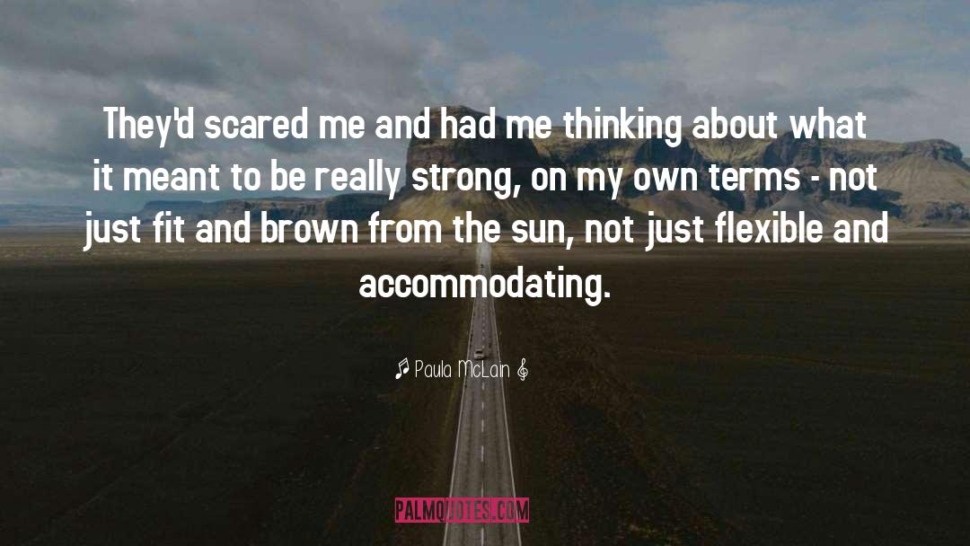 Scared quotes by Paula McLain