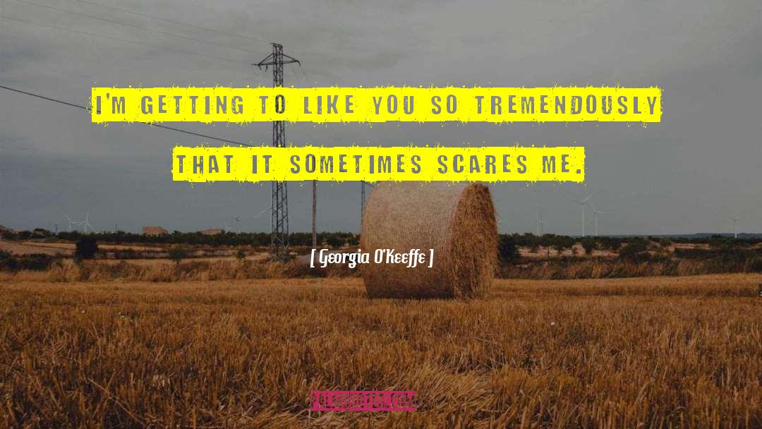 Scares quotes by Georgia O'Keeffe