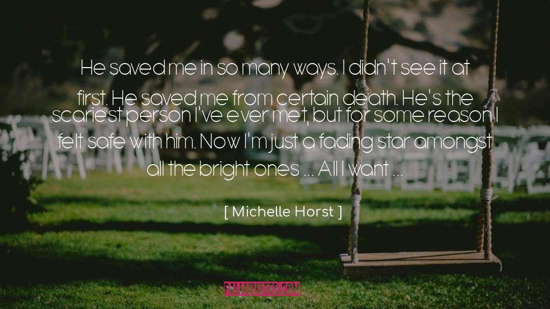 Scariest quotes by Michelle Horst