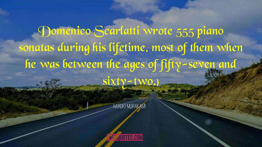 Scarlatti quotes by Haruki Murakami
