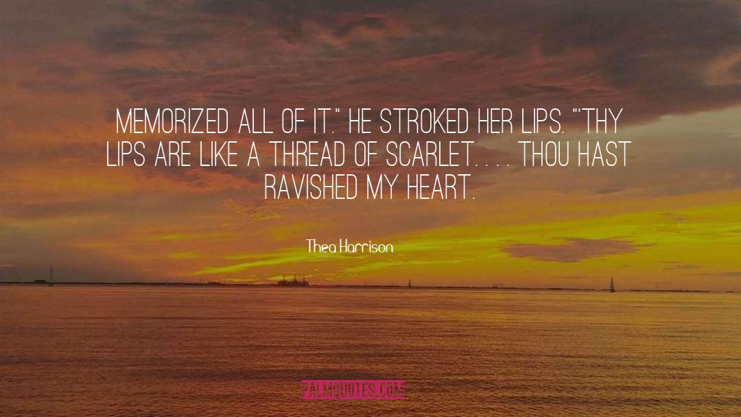 Scarlet Macaw quotes by Thea Harrison